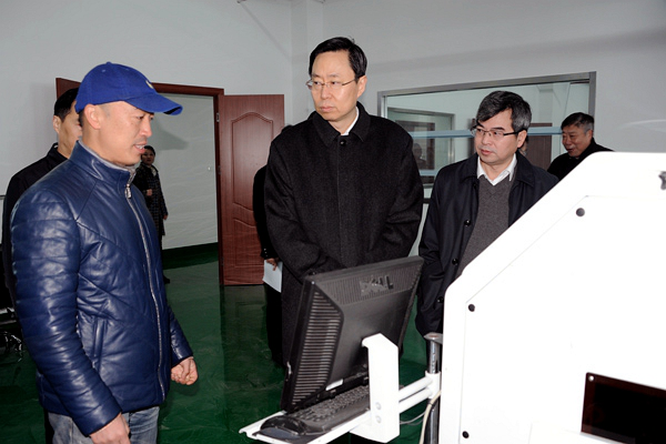 泰州市委書記、市人大常委會主任藍紹敏蒞臨公司調(diào)研項目建設(shè)情況